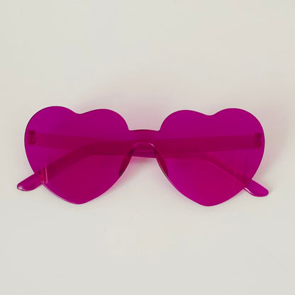 Rimless Heart Glasses - Personalised