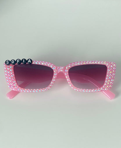 Pink Sparkle Sunglasses - Personalised