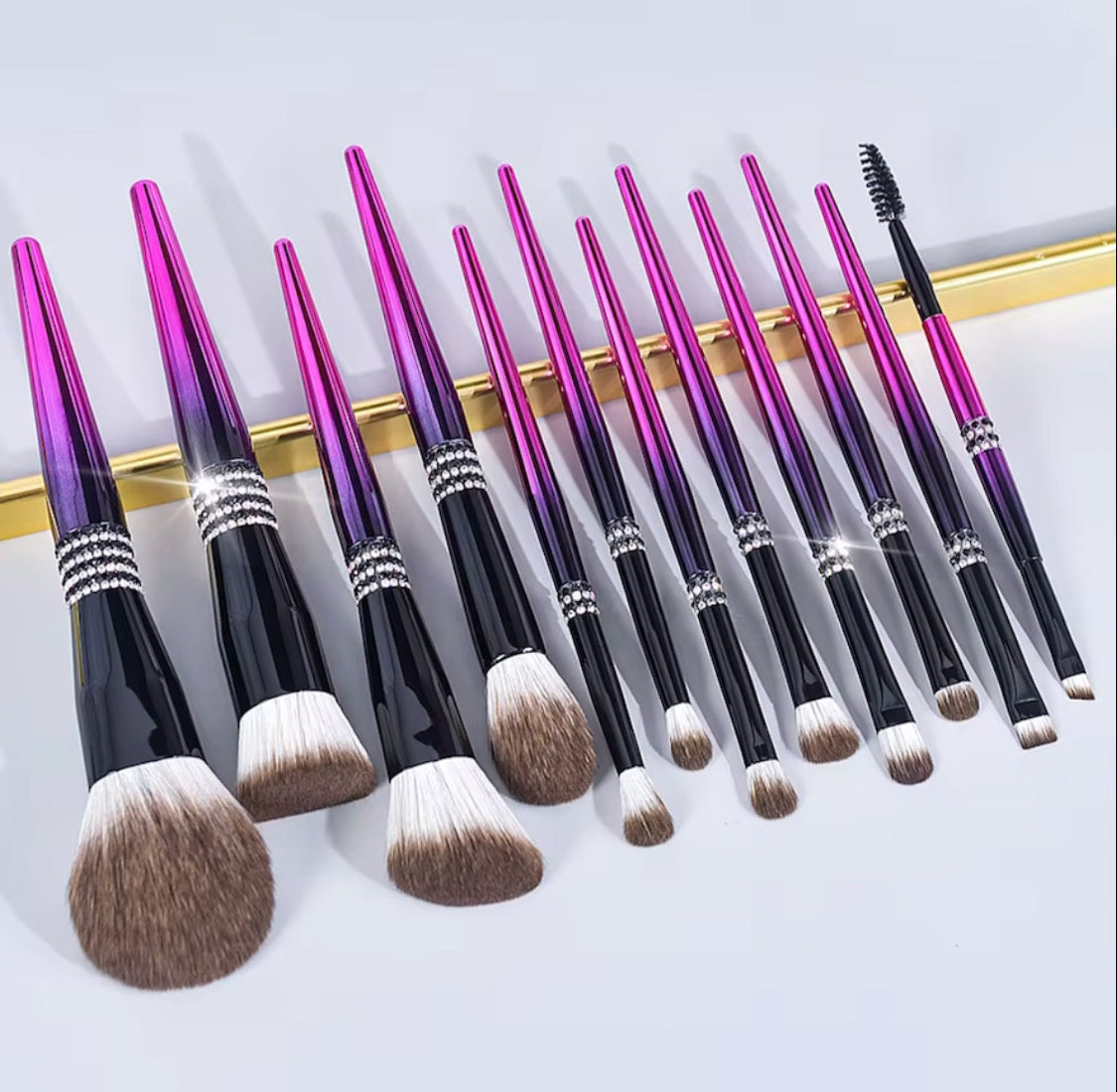 Diamond 12pce Makeup Brush Set