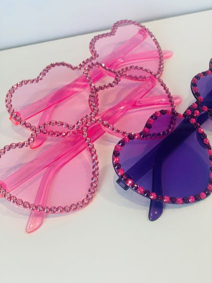 Rimless Heart Glasses - Personalised